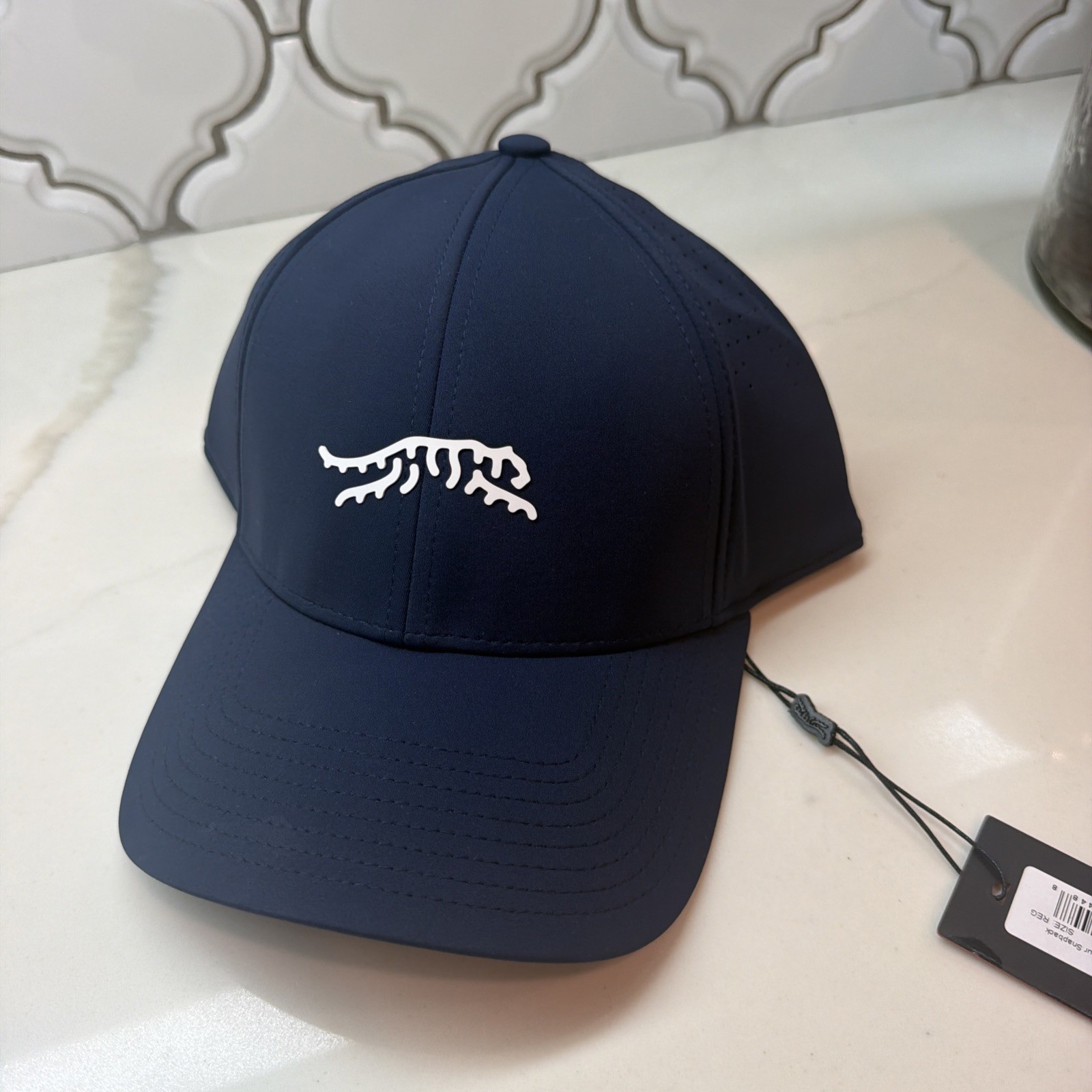 Sun Day Red Mens Navy Blue Golf Cap Adjustable Sun Day Red Mens Navy Blue Golf Cap Adjustable
