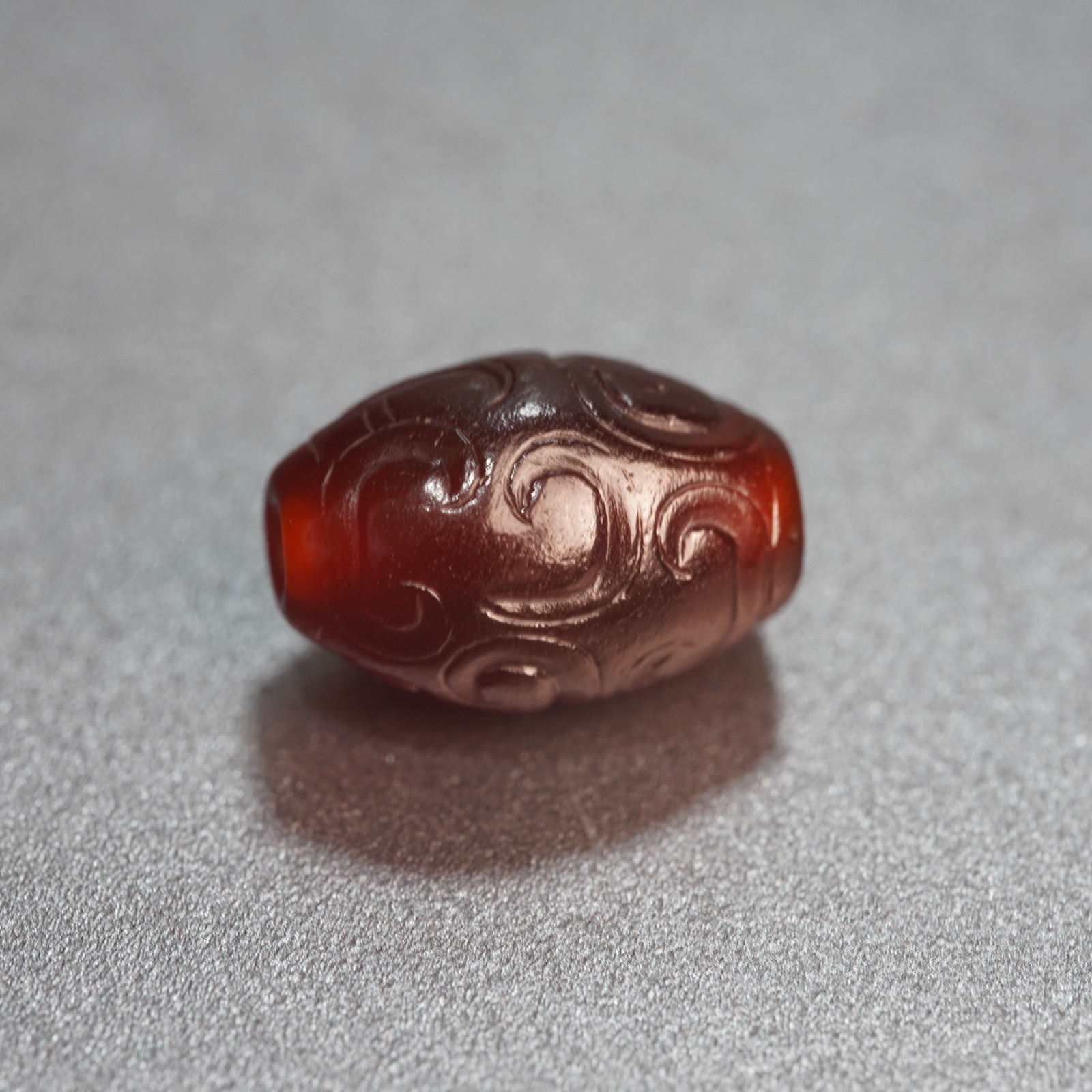 Vintage Agate Bead, protective talisman for collect and daily retro ornament 3g