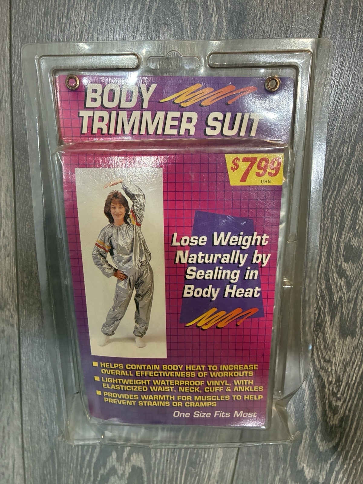 Vintage 80s/90s Body Trimmer Suit New Sealed Sauna Suit NOS Deadstock Workout