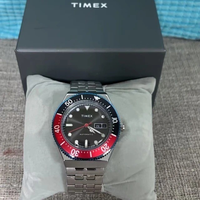 TIMEX Watch Automatic Men's Luxury Leisure Multifunction Stainless Steel Strip