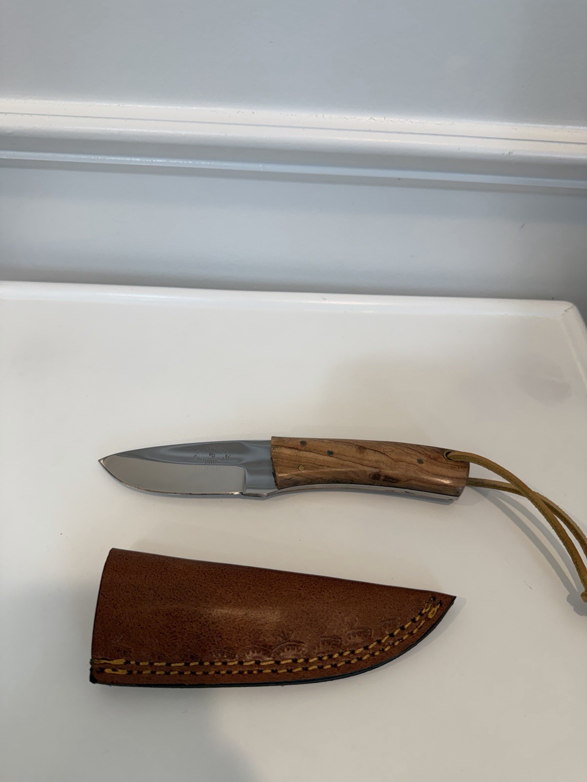 Maurice Jernigan Custom Knife 1095 Hand Forged Fixed Blade Gastonia NC