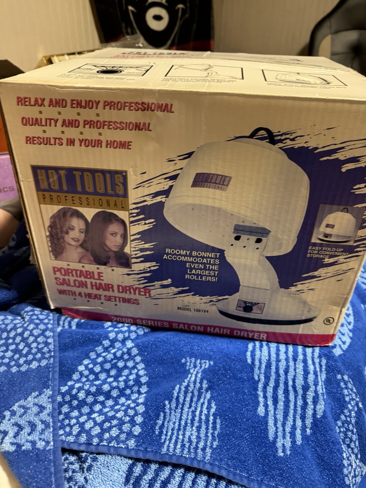 Vintage Hot Tools Professional 1061V4 Salon Hair Dryer - NEW IN BOX NIB Sealed Vintage Hot Tools Professional 1061V4 Salon Hair Dryer - NEW IN BOX NIB Sealed