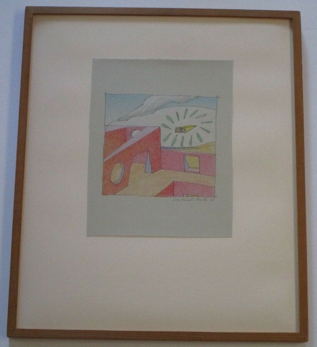 ROLAND OR KOLAND ? SIGNED 1970\'S POP ART ABSTRACT SURREALISM MODERNISM VINTAGE ROLAND OR KOLAND ? SIGNED 1970\'S POP ART ABSTRACT SURREALISM MODERNISM VINTAGE