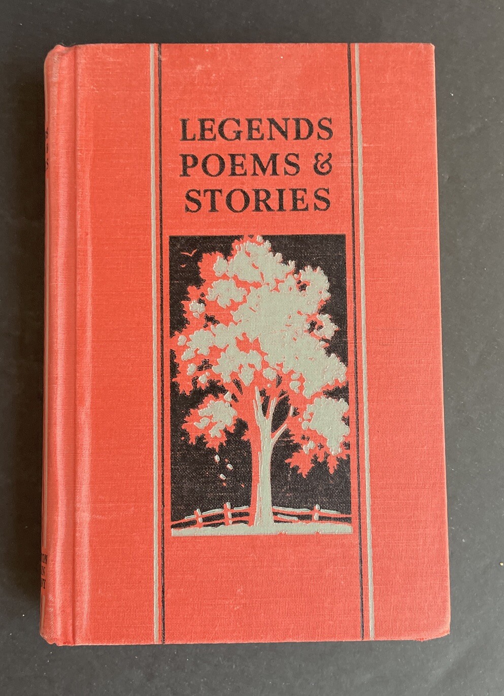 Vintage 1939 LEGENDS, POEMS & STORIES - Schools Of Nebraska Hardcover Book