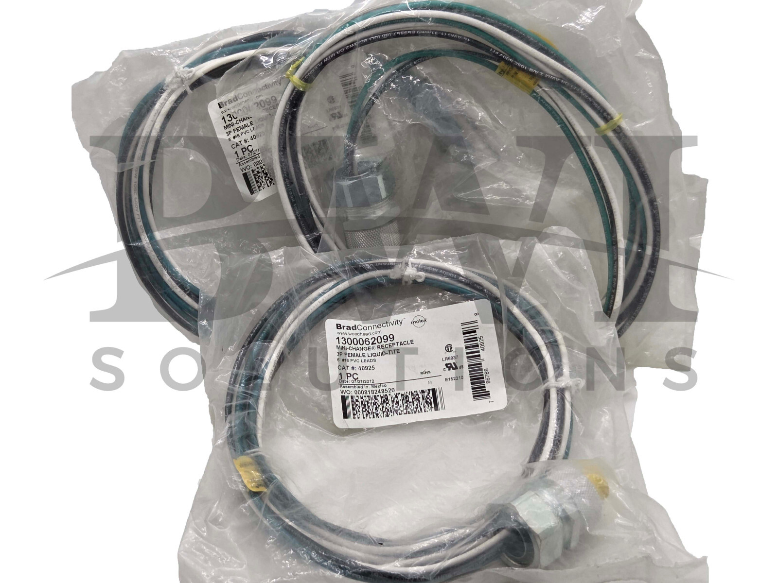 SEALED BradConnectivity 1300062099 Mini-Change Receptacle 40925 Lot of 3