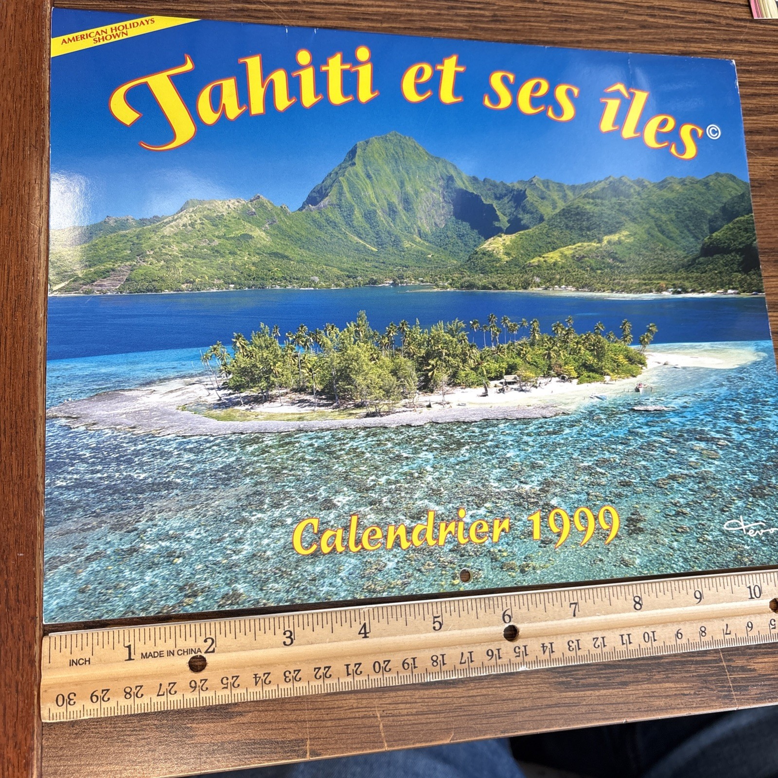 Rare 1999 Vintage Tahiti et ses îles iles Calendar - French Polynesia Also 2027 Rare 1999 Vintage Tahiti et ses îles iles Calendar - French Polynesia Also 2027