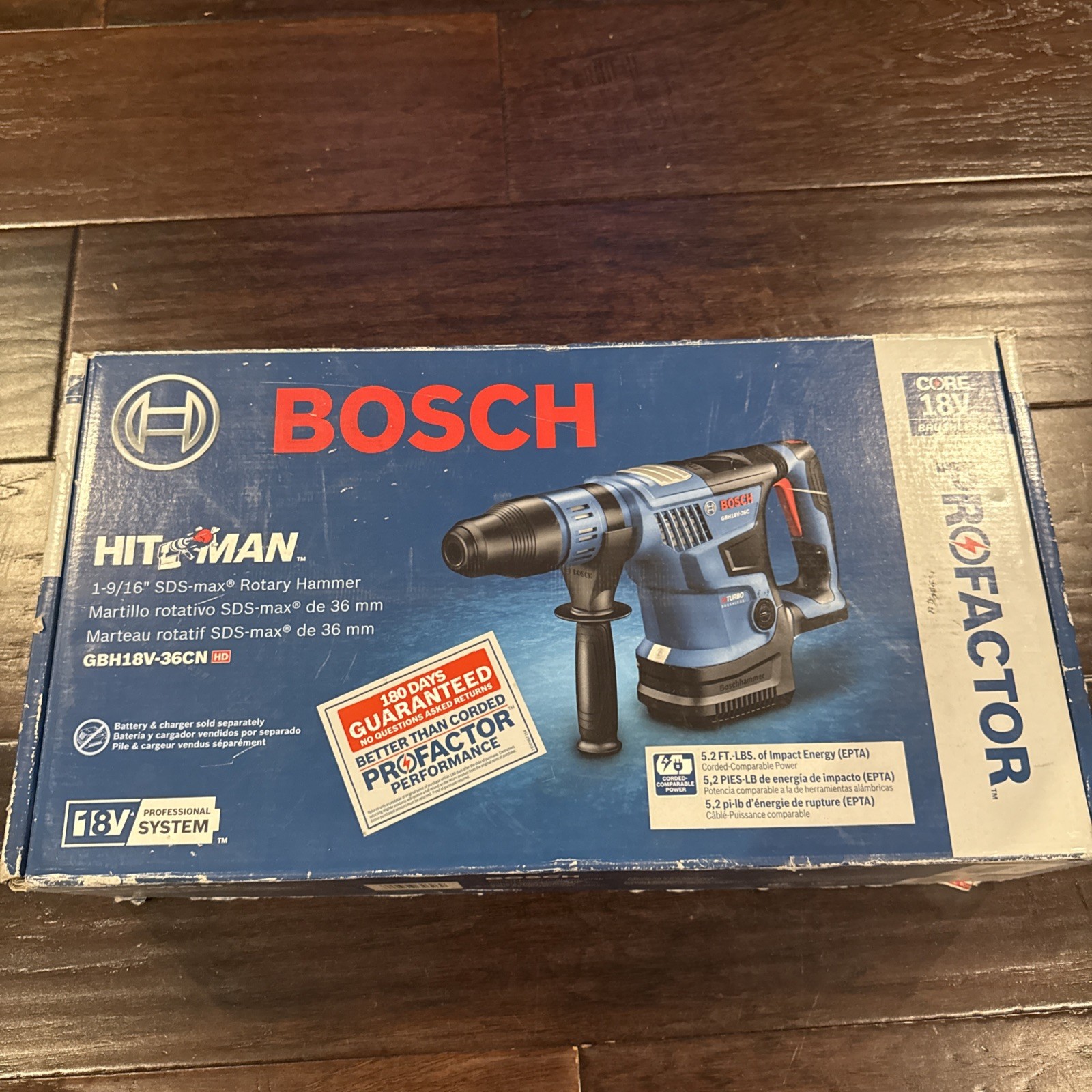 Bosch GBH18V-36CN-RT 18V PROFACTOR 1-9/16 Bosch GBH18V-36CN-RT 18V PROFACTOR 1-9/16