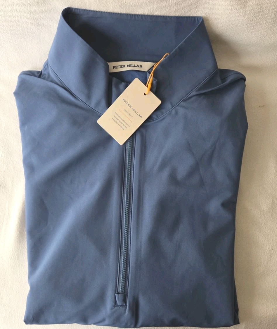 NWT XLARGE Peter Millar Dunes 1/4 Zip Pullover MSRP $198 NWT XLARGE Peter Millar Dunes 1/4 Zip Pullover MSRP $198