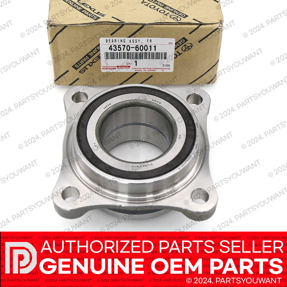 GENUINE Toyota 4Runner FJ Cruiser GX460 OEM Front Wheel Hub Bearing 43570-60011