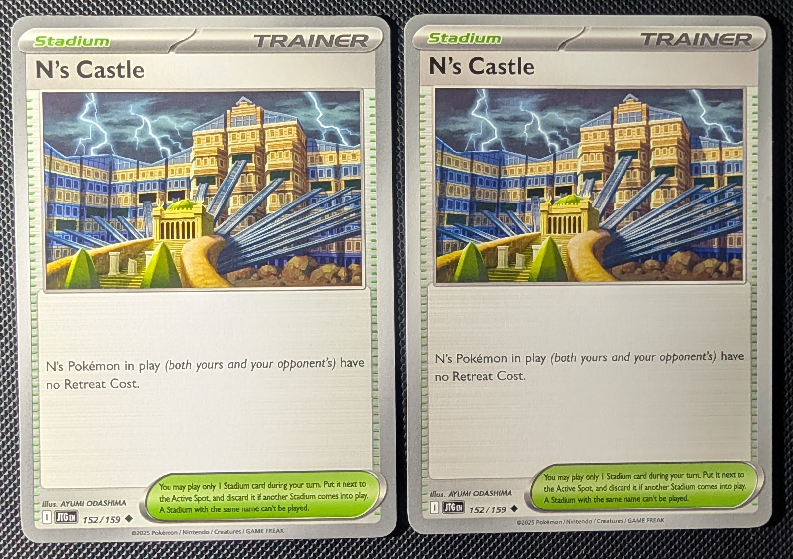2x Playset N\'s Castle Regular 152/159 NM - Journey Together - English