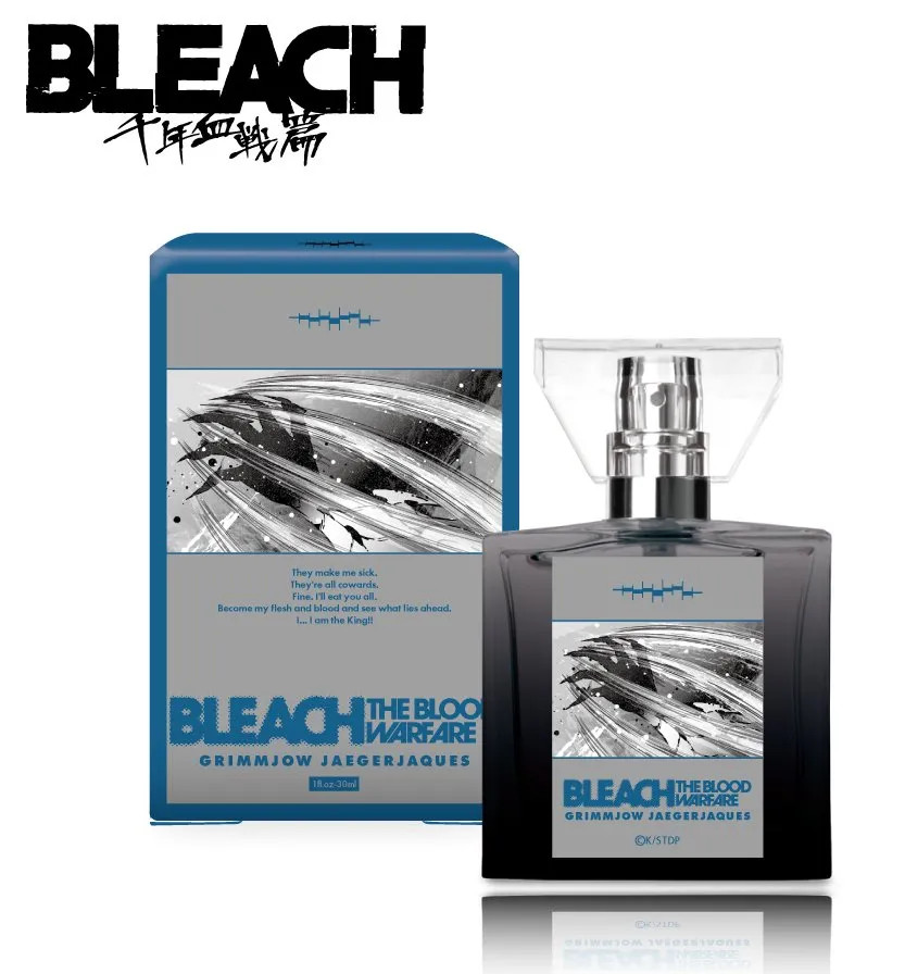 BLEACH Thousand-Year Blood War Grimmjow Jaegerjaquez Fragrance Perfume 30ml JP