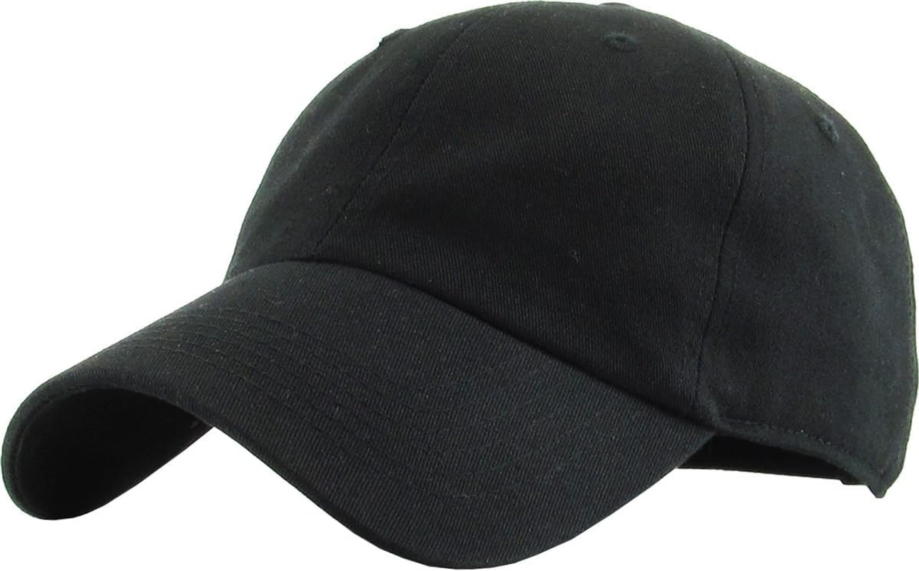 KBETHOS Classic Unisex Cotton Adjustable Low Crown Baseball Cap – Plain Dad Hat KBETHOS Classic Unisex Cotton Adjustable Low Crown Baseball Cap – Plain Dad Hat