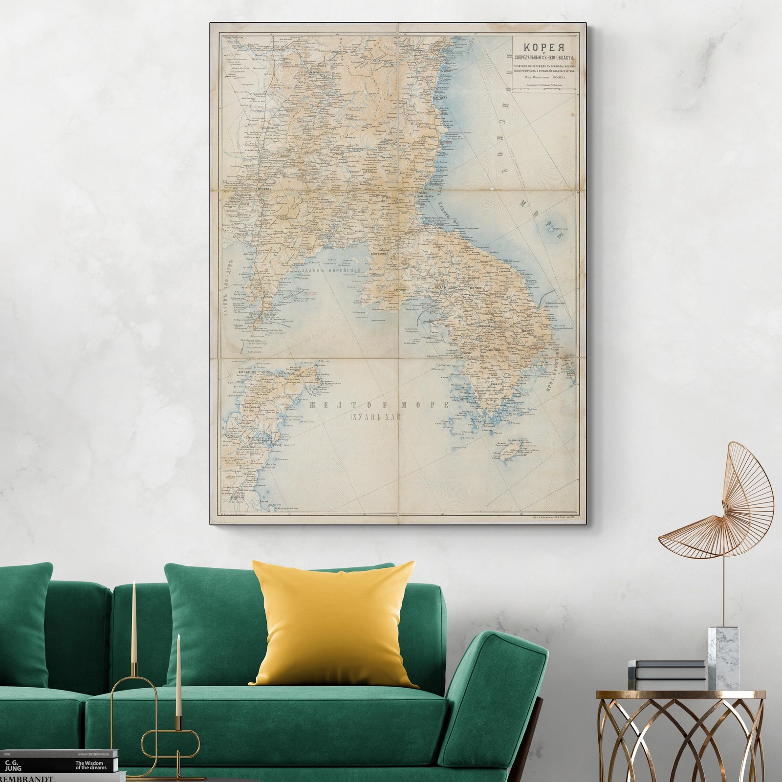 1904 Russian Military Map of Korea – Battle Zones, Troops & Strategic Sites