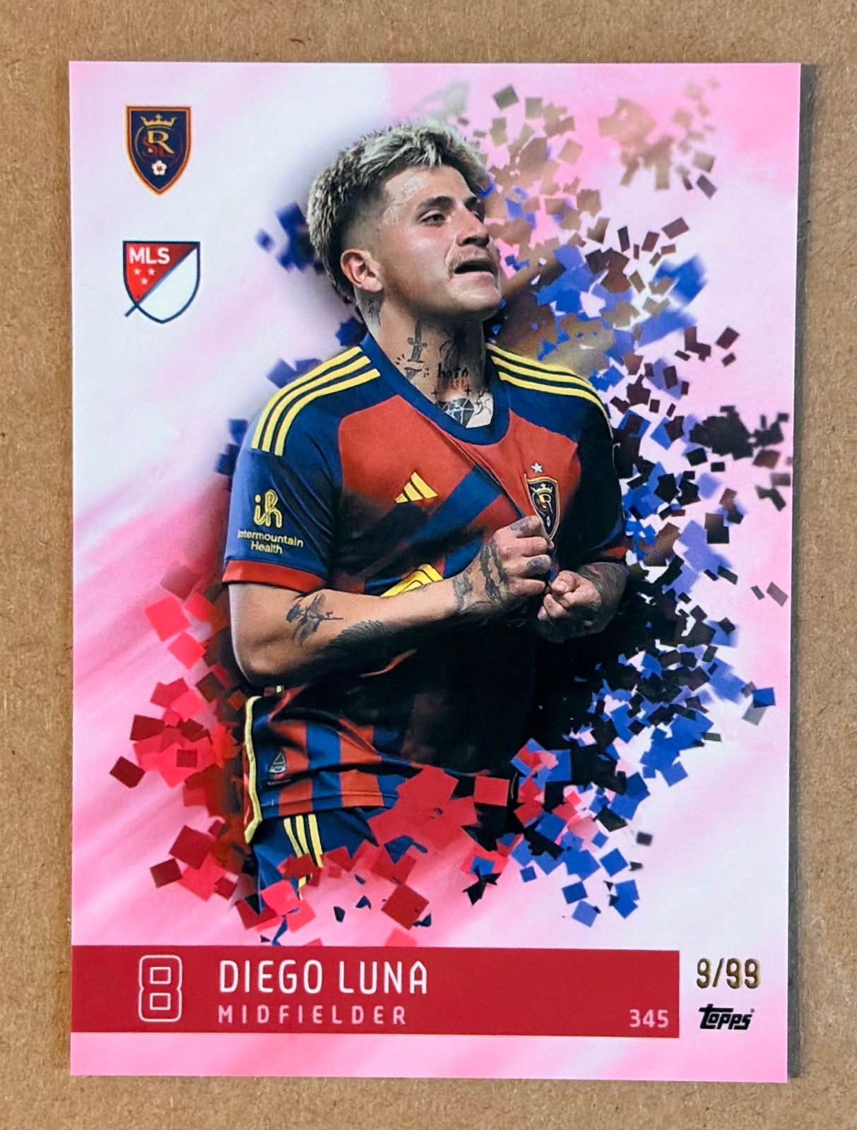 Diego Luna /99 2024-25 Topps Total Football Real Salt Lake #345 MLS