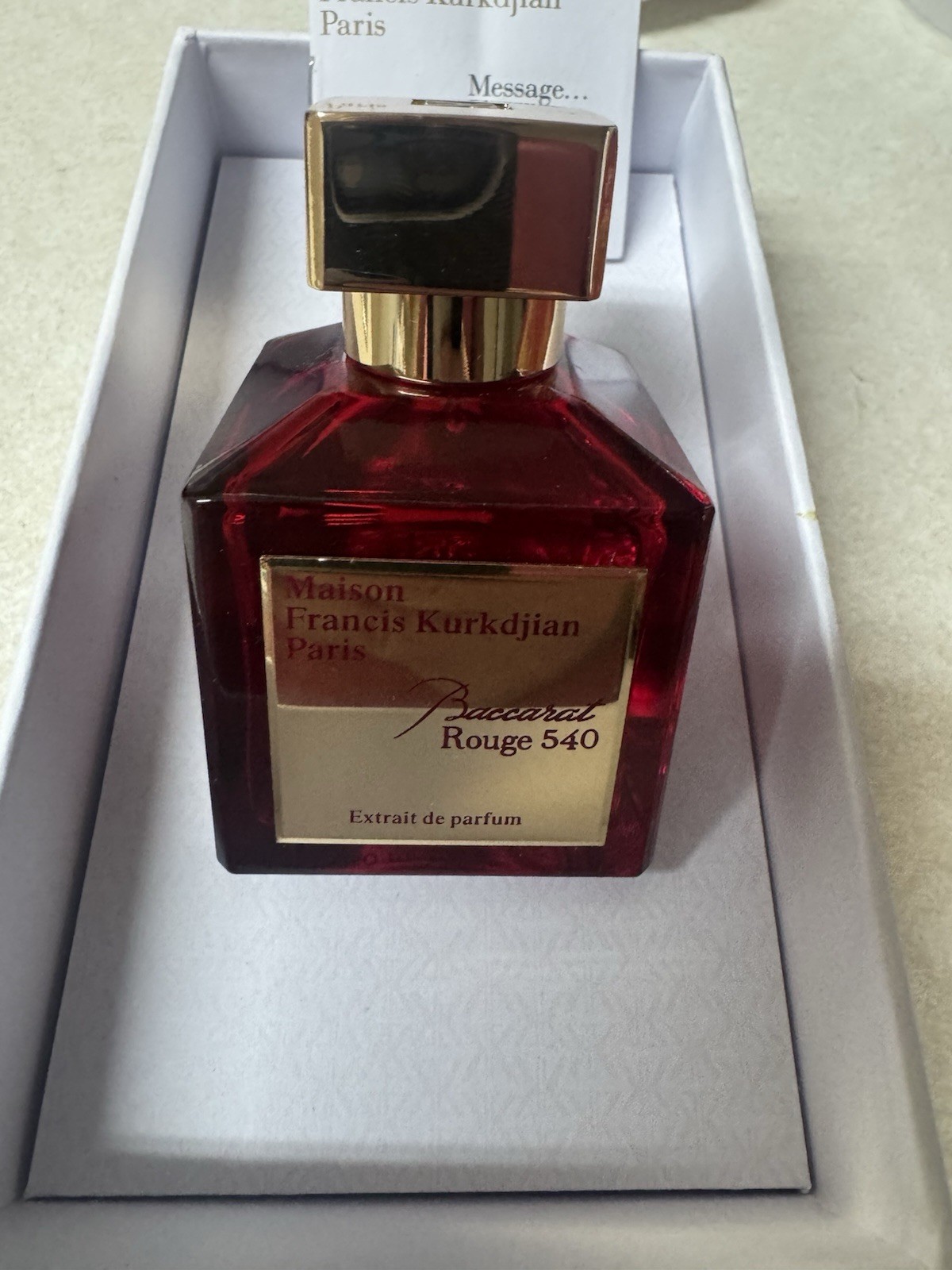 Maison Francis Kurkdjian BACCARAT ROUGE 540 EDP 70ML/2.4OZ Maison Francis Kurkdjian BACCARAT ROUGE 540 EDP 70ML/2.4OZ