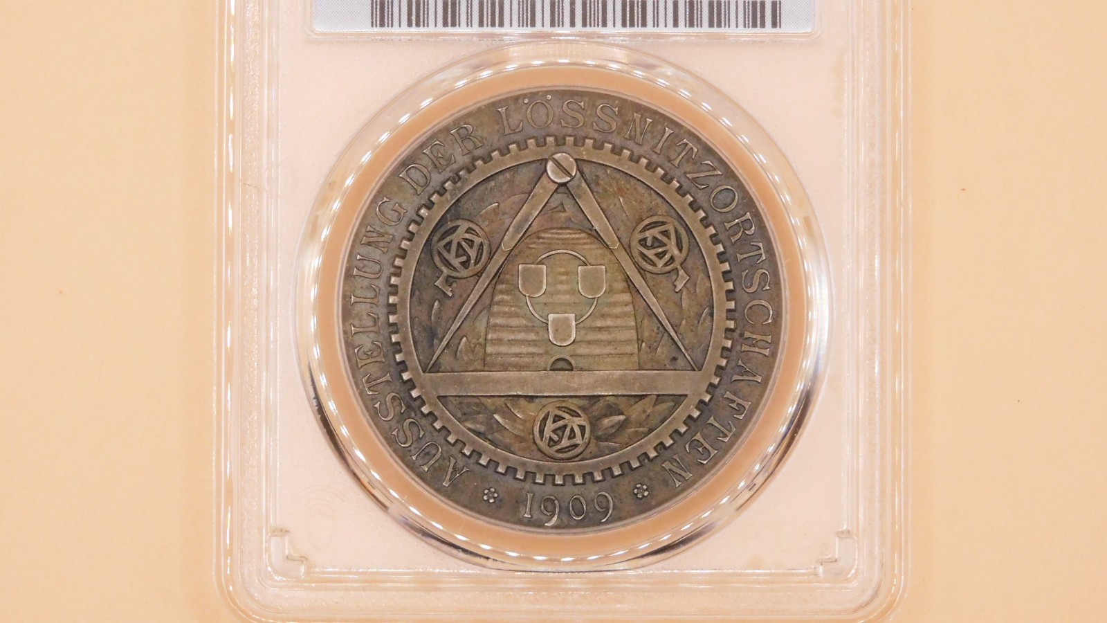 1909 Silver Medal Germany Lossnitz Localities Exhibition PCGS MS64 1909 Silver Medal Germany Lossnitz Localities Exhibition PCGS MS64