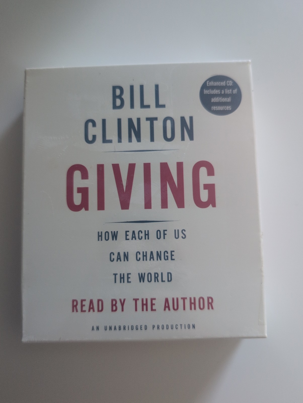 Giving : How Each of Us Can Change Audio by Bill Clinton NEW SEALED Giving : How Each of Us Can Change Audio by Bill Clinton NEW SEALED