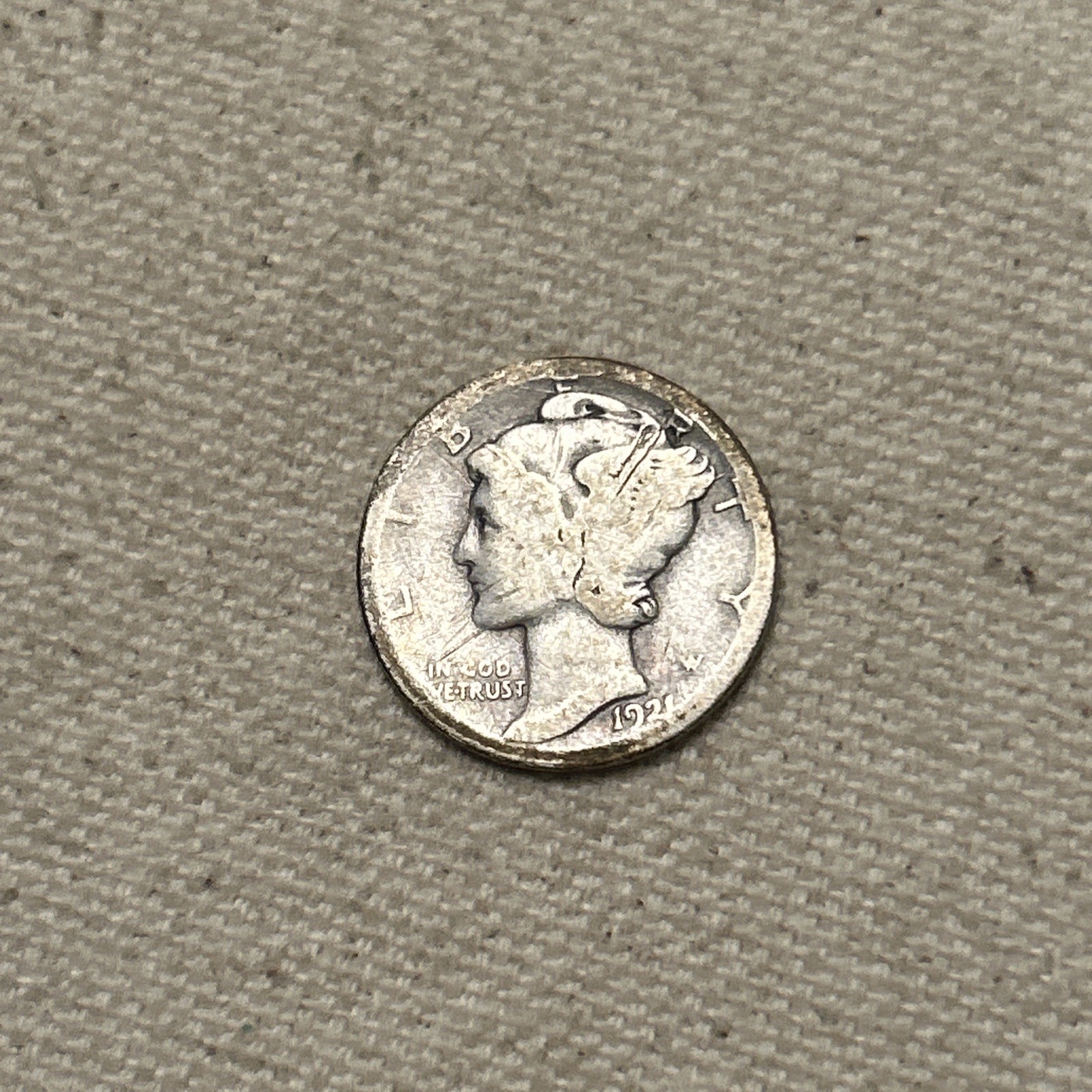 1921-D Mercury Dime, Key Date #RI16 1921-D Mercury Dime, Key Date #RI16