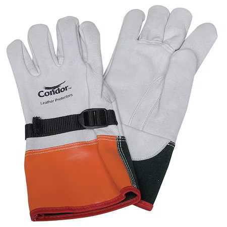 Condor 3Nee5 Electrical-Insulating Glove Protectors, Goatskin, 12\ Condor 3Nee5 Electrical-Insulating Glove Protectors, Goatskin, 12\
