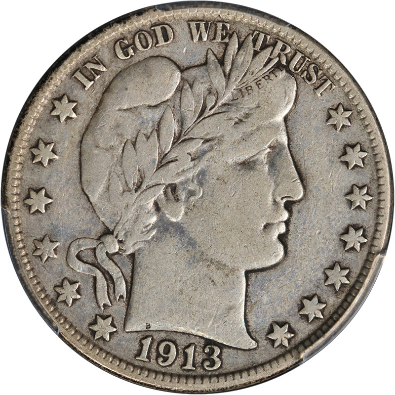 1913-D Barber Half Dollar PCGS VF30 Superb Eye Appeal Nice Strike