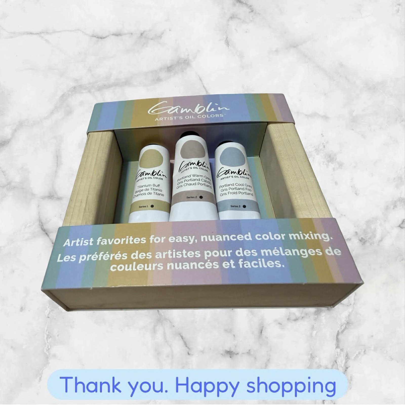 Gamblin artist oil Color Set Of 3 #11034 BRAND NEW SHIPPING