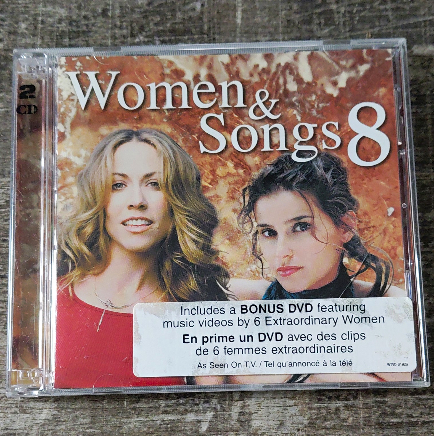 Women & Songs 8 Bonus DVD CD Compilation Sheryl Crow Sarah McLachlan 2004