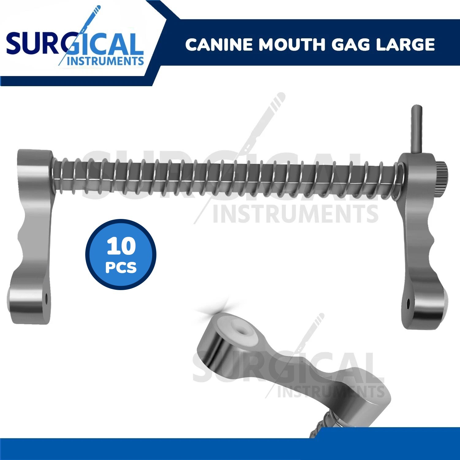 10 Pcs Canine Mouth Gag Cat Dog Animal Veterinary Large 4.5