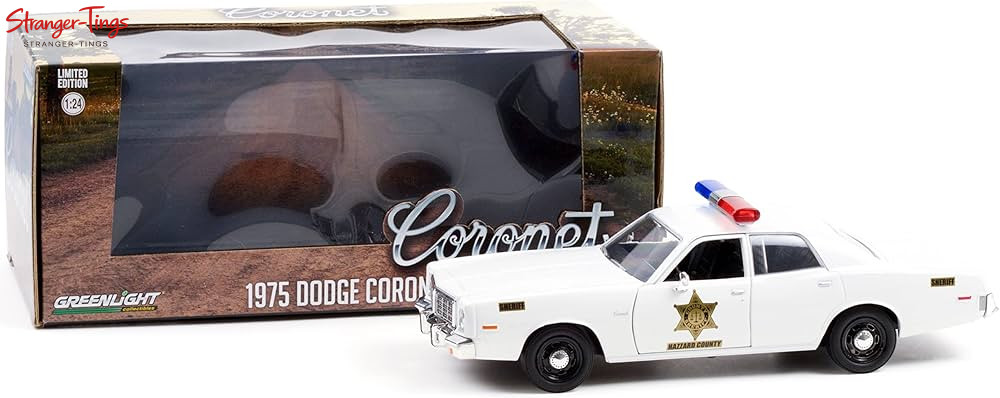 Greenlight 84104 1:24 1975 Dodge Coronet Hazzard County Sheriff Greenlight 84104 1:24 1975 Dodge Coronet Hazzard County Sheriff