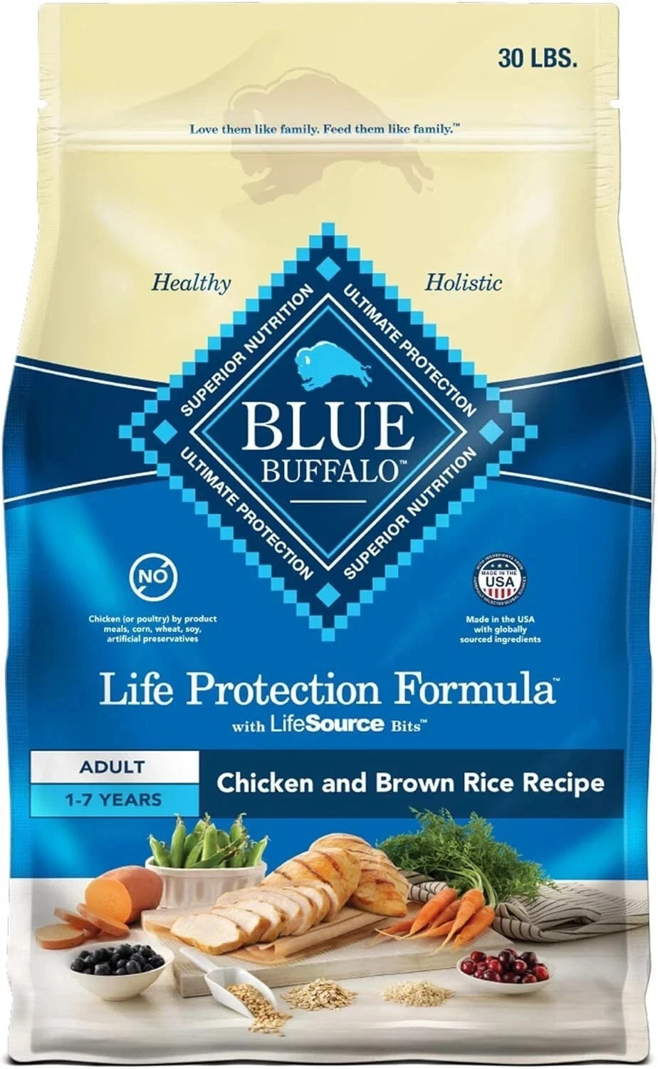 Blue Buffalo BLU00011 Life Protection Dry Dog Food