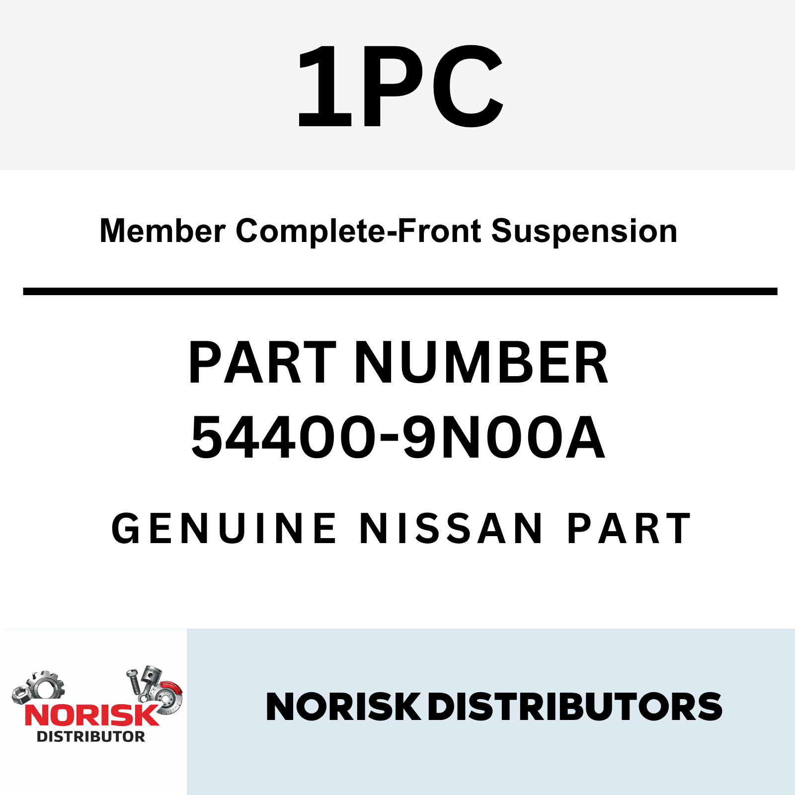 2009 2014 Genuine Nissan Maxima Member Complete-Front Suspension 54400-9N00A