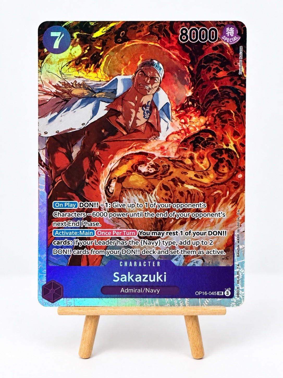 Sakazuki OP16-065 The Time of Battle Foil Sakazuki OP16-065 The Time of Battle Foil