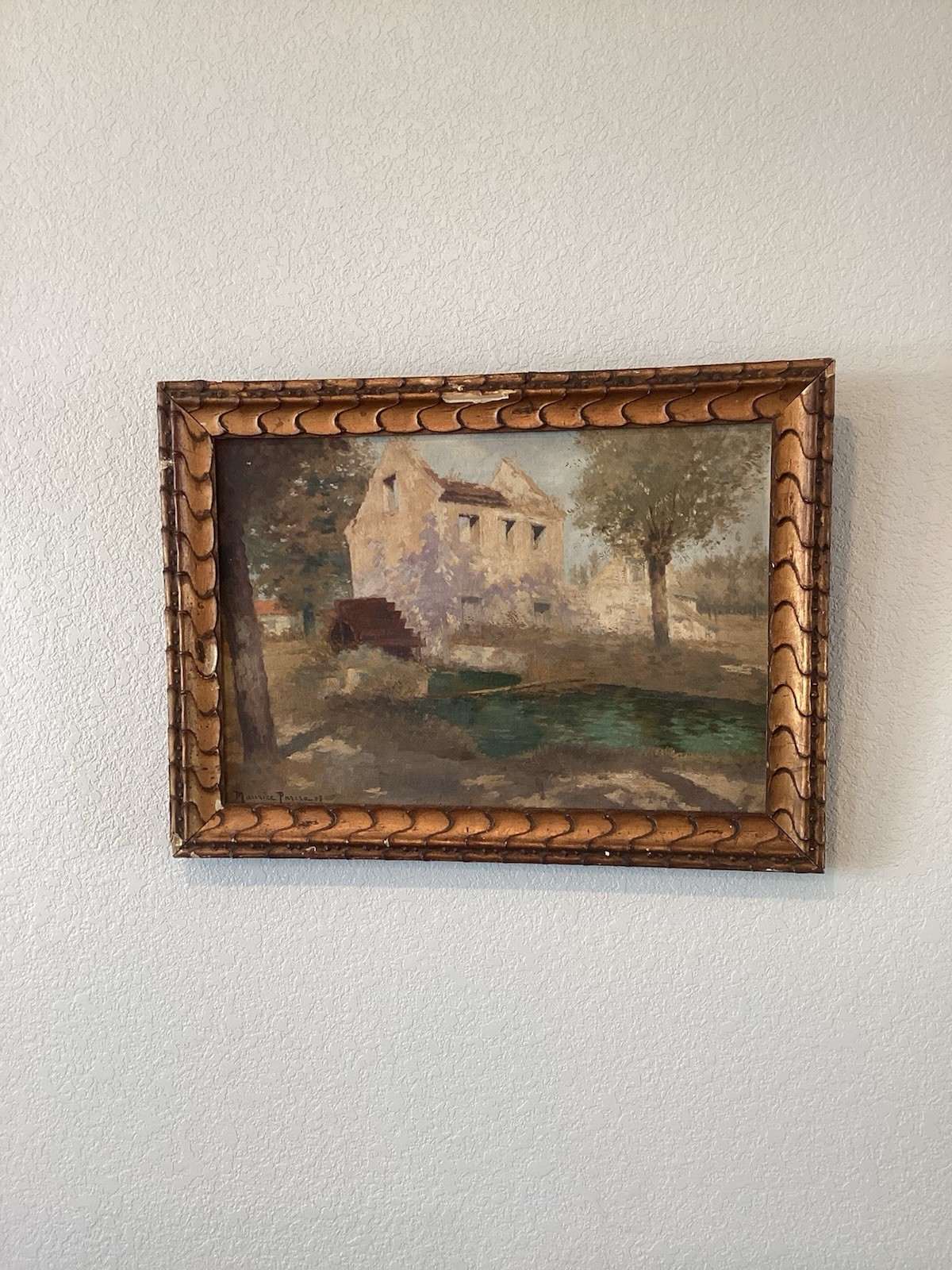 French Post Impressionist Oil Painting 1908 Maurice Perara *Original* French Post Impressionist Oil Painting 1908 Maurice Perara *Original*