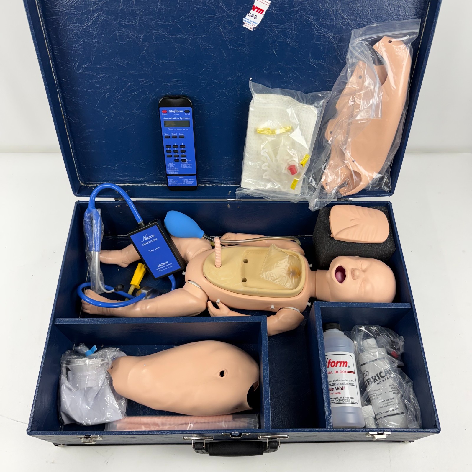 Nasco LifeForm LFO 1201 Neonatal Auscultation Training Manikin SmartScope EKG