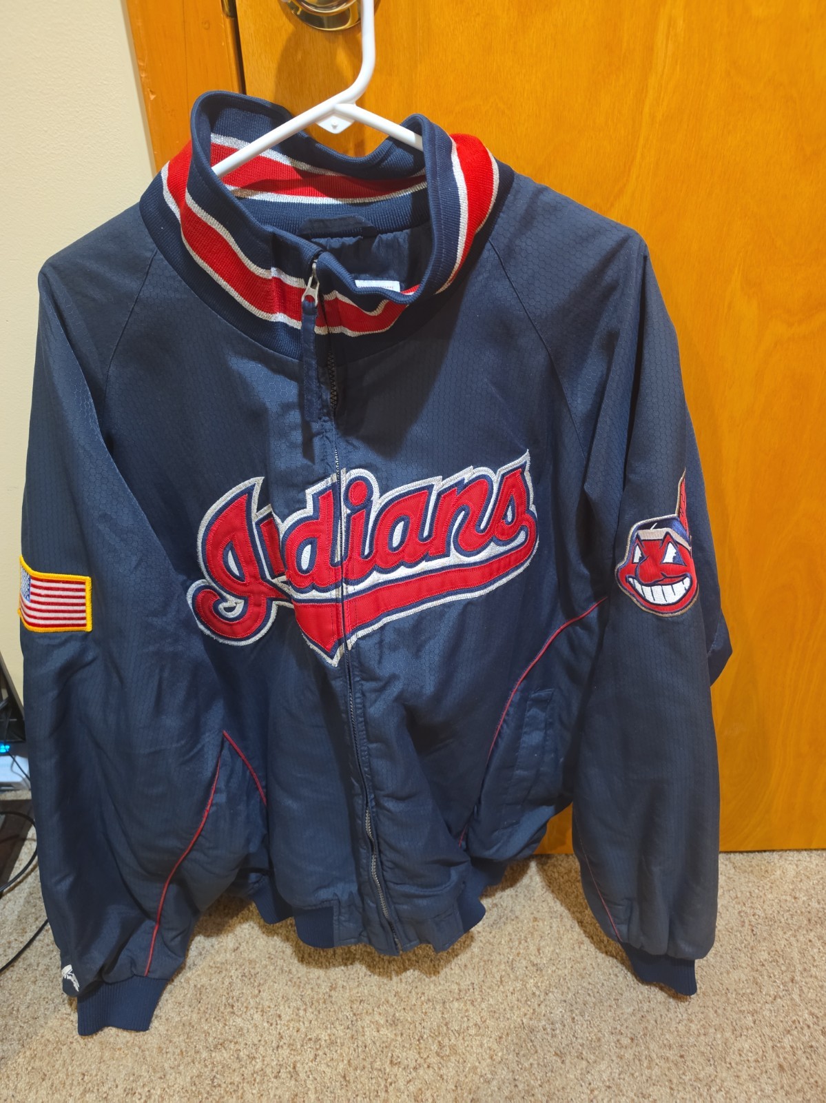 Vintage 2001 Cleveland Indians Guardians Authentic Collection Jacket Mens Large Vintage 2001 Cleveland Indians Guardians Authentic Collection Jacket Mens Large