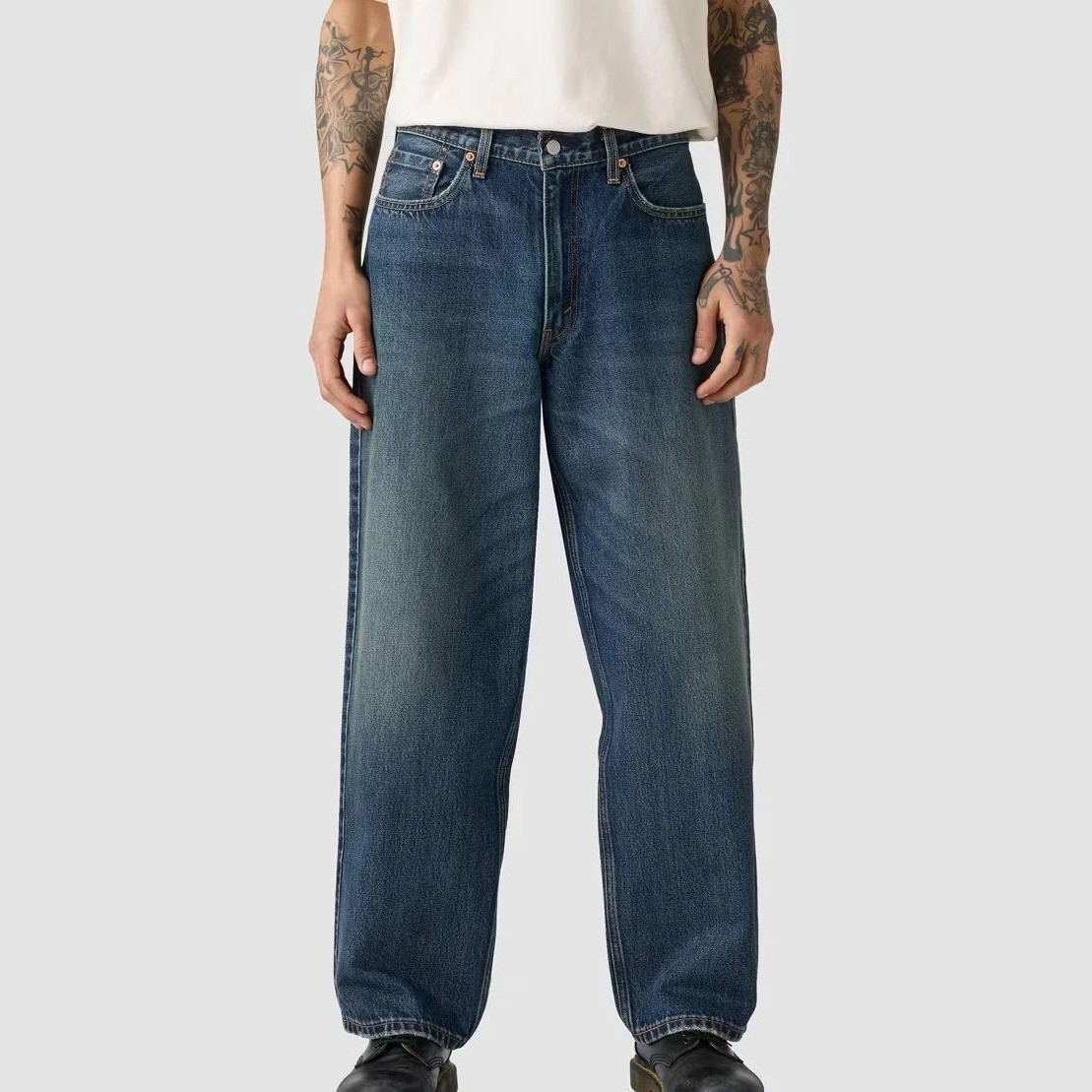 NWT Levi\'s 578 Baggy Jeans Men\'s 33x30 Blue Cotton Denim NWT Levi\'s 578 Baggy Jeans Men\'s 33x30 Blue Cotton Denim