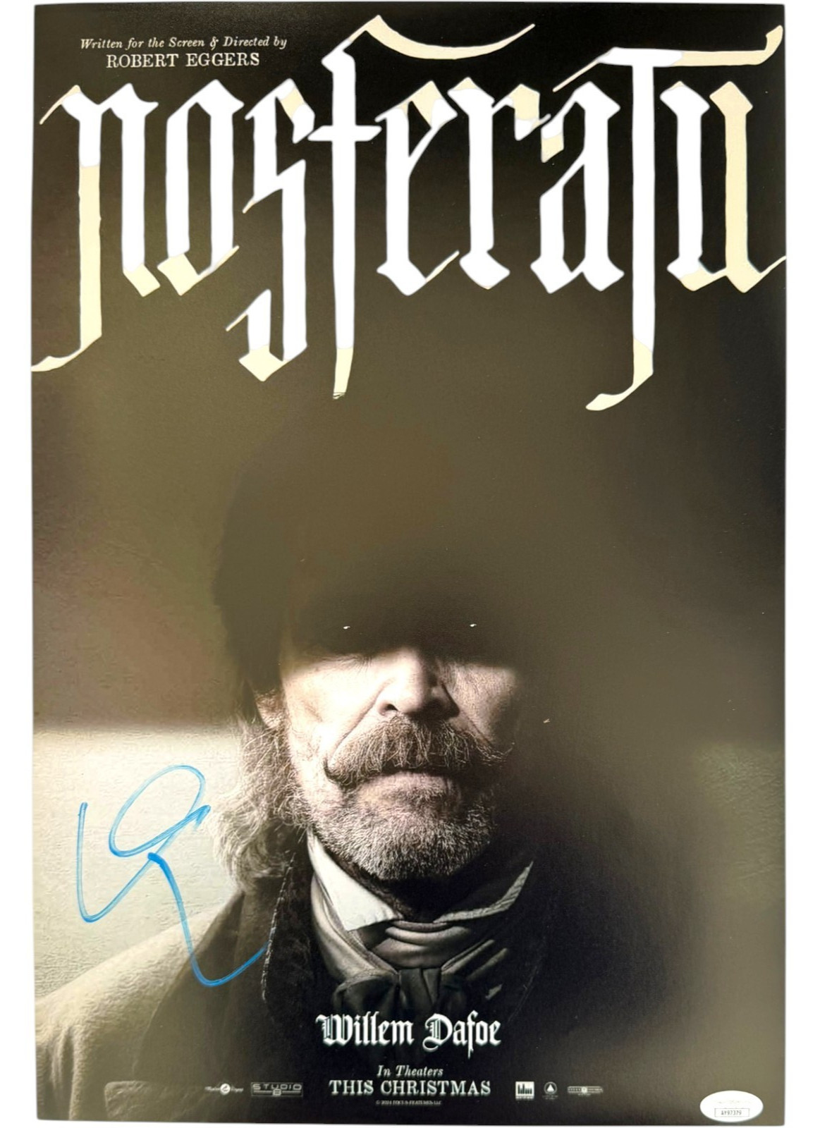 WILLEM DAFOE SIGNED NOSFERATU 12X18 MOVIE POSTER PHOTO AUTOGRAPH JSA COA