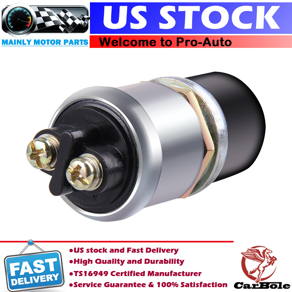 Heavy-Duty Push Button Switch Momentary Push On 50 AMP 12V 24V Ignition Starter