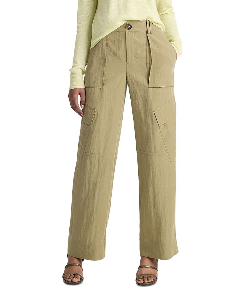 Vince Women\'s Mid-Rise Fluid Cargo Trouser MSRP $395