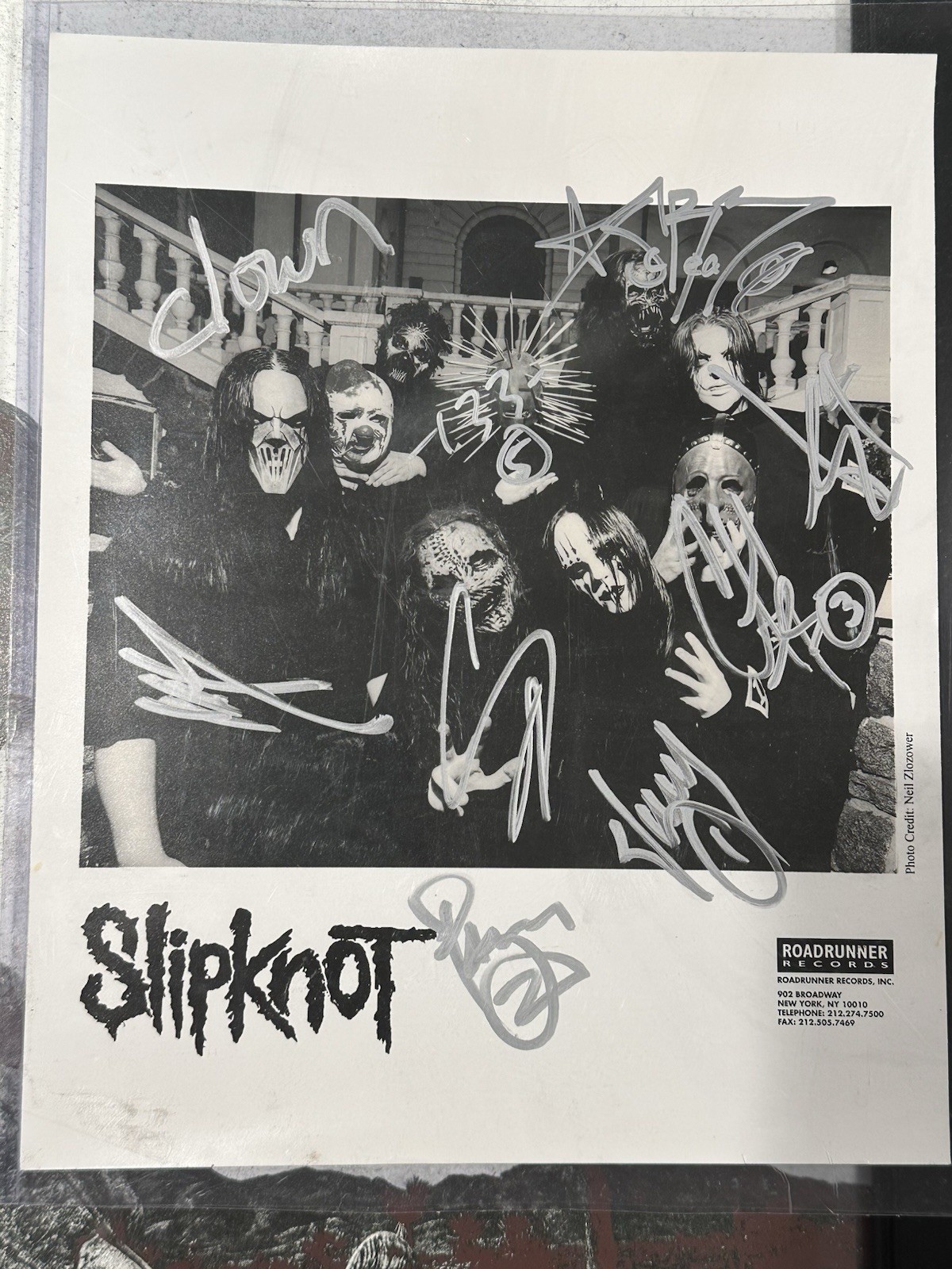 Slipknot Signed Vol3 Photo 