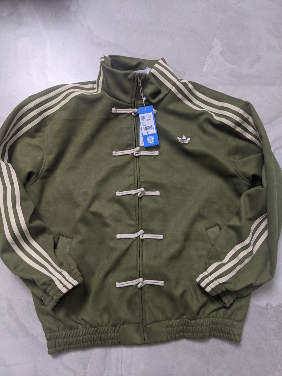 Adidas 2026 Originals Ctt Snake Year Limite Chinese Stand Collar Casual Jacket Adidas 2026 Originals Ctt Snake Year Limite Chinese Stand Collar Casual Jacket
