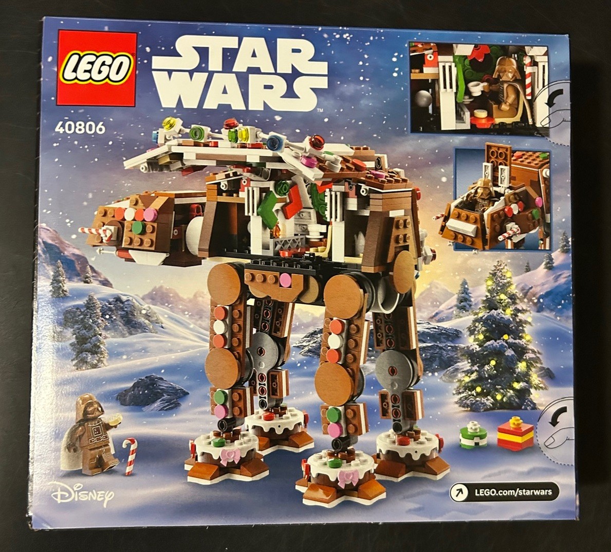 LEGO Star Wars Gingerbread AT-AT Walker 40806 Darth Vader Ships Immediately LEGO Star Wars Gingerbread AT-AT Walker 40806 Darth Vader Ships Immediately
