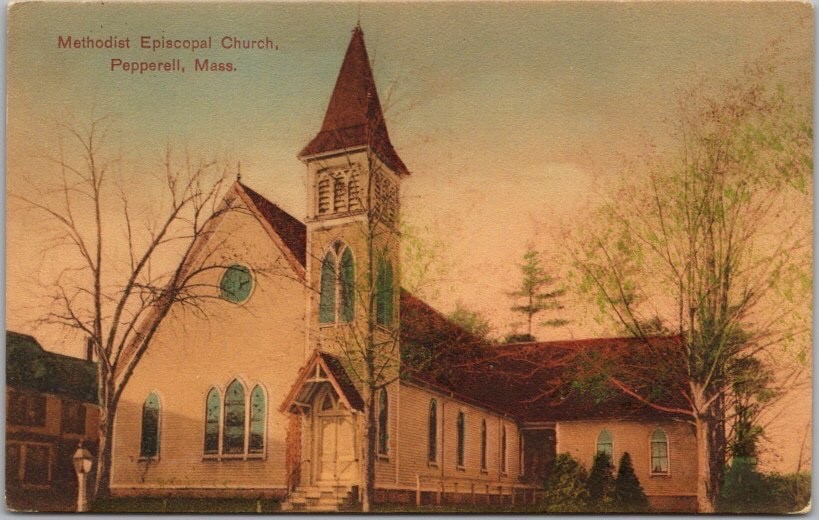 1913 PEPPERELL Massachusetts Postcard \