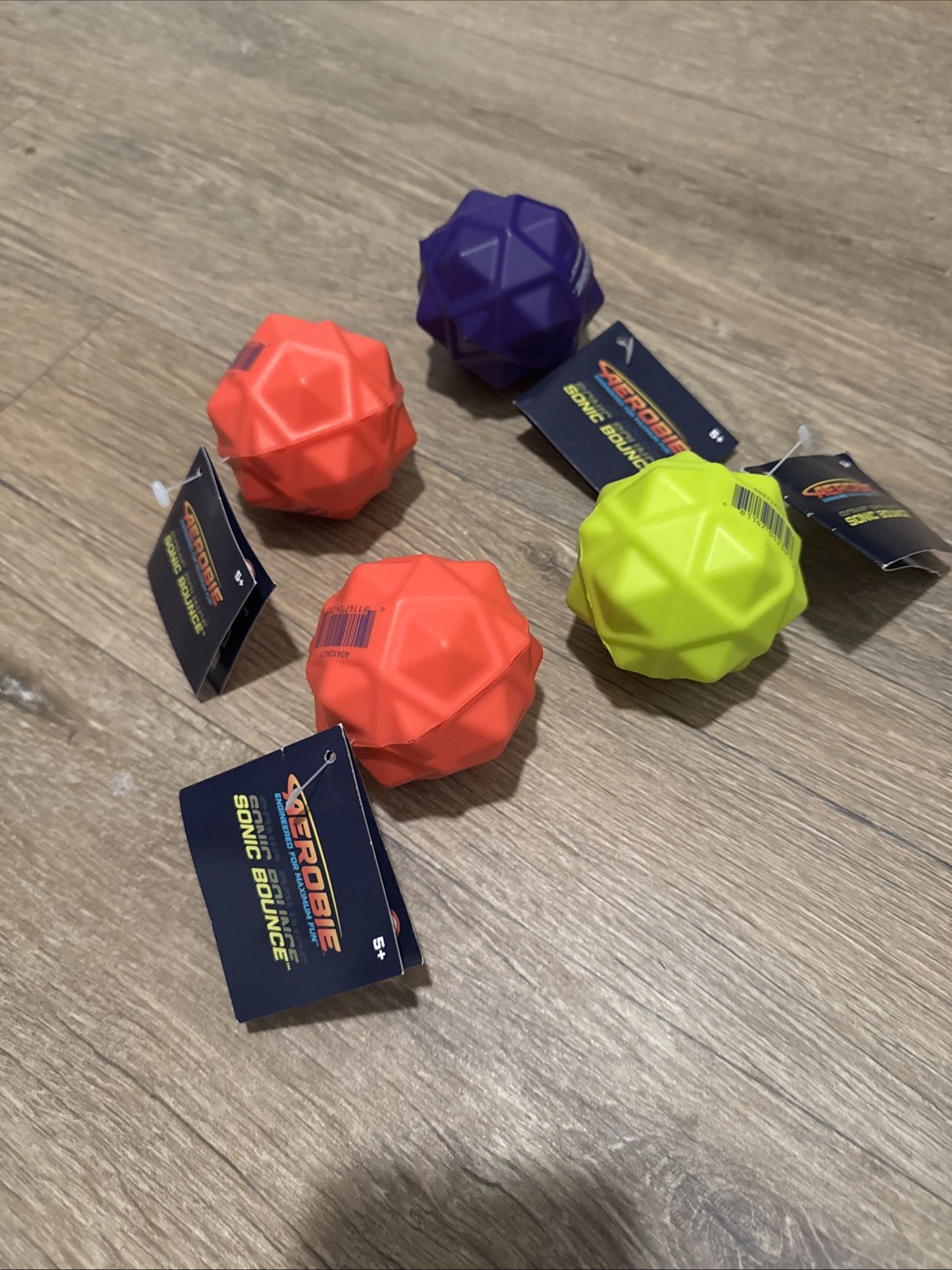 Aerobic Sonic Bounce Ball Balls Lot Of 4 New ALL New W/Tags Aerobic Sonic Bounce Ball Balls Lot Of 4 New ALL New W/Tags