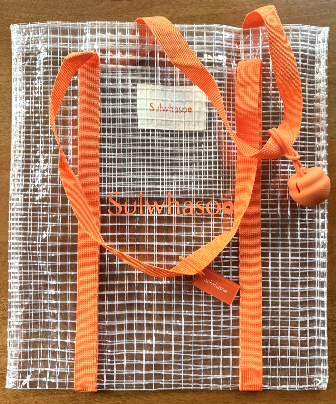 CJ Hendry Sulwhasoo Secret Garden Tote Keychain Cream Silicone Holder NYC 2026