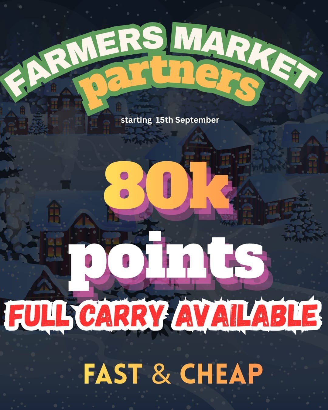 💫 Mono_poly Go 🎲 Farmer market 🥳🎲 Partner Event🎲 full carry 80k point slots