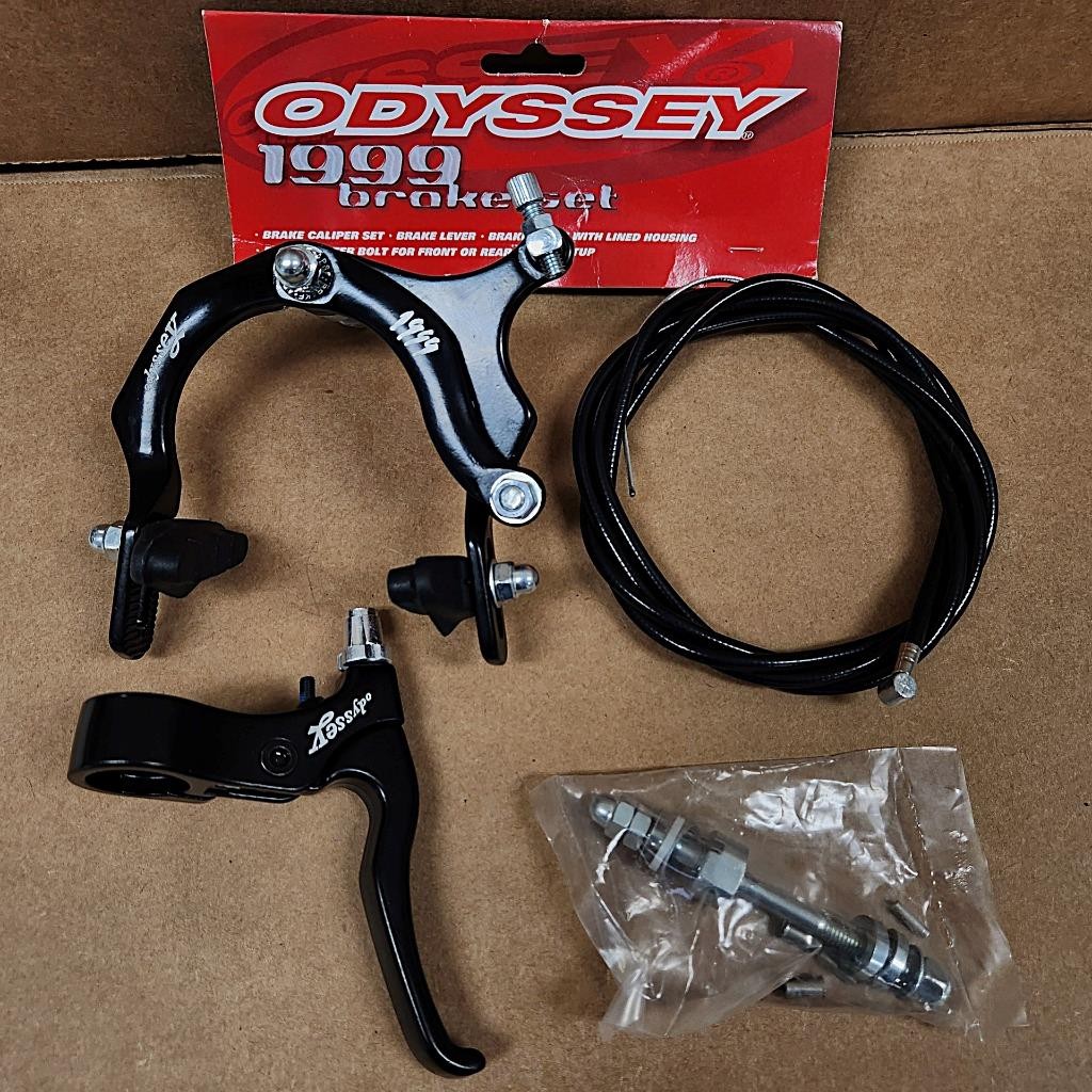 Odyssey 1999 BMX Bicycle Brake Caliper & Lever Set OPEN PACKAGE Odyssey 1999 BMX Bicycle Brake Caliper & Lever Set OPEN PACKAGE