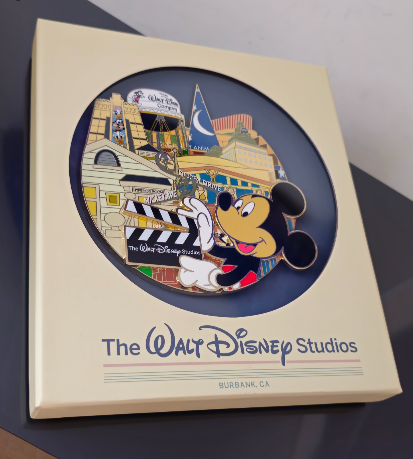 Disney TWDC Store Super Jumbo Pin - The Walt Disney Studios Burbank CA Disney TWDC Store Super Jumbo Pin - The Walt Disney Studios Burbank CA