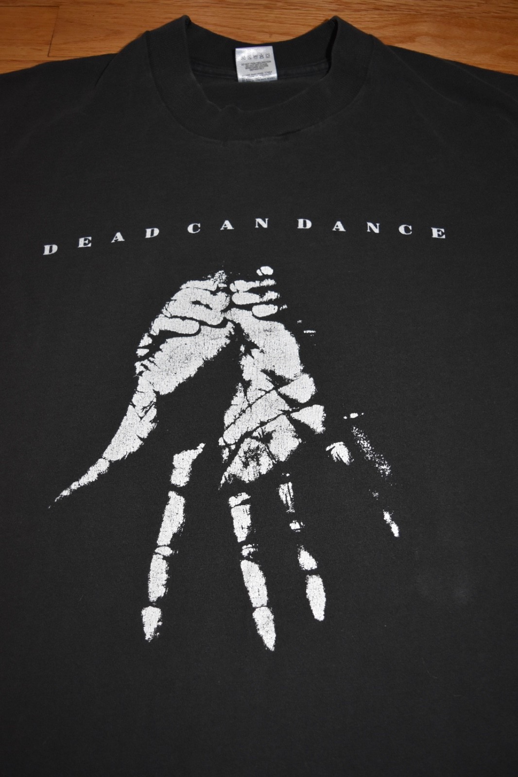 VTG Dead Can Dance T Shirt Black Single Stitch Into the Labyrinth Hand USA XL