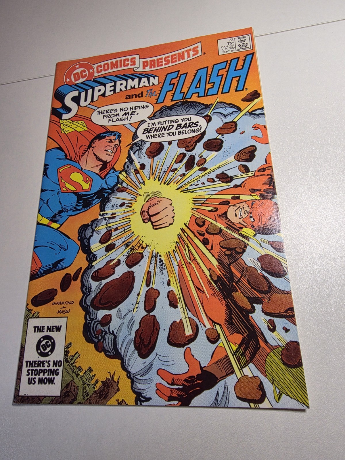 dc comic book superman and the flash issue 73 1984 Feat Shazam 