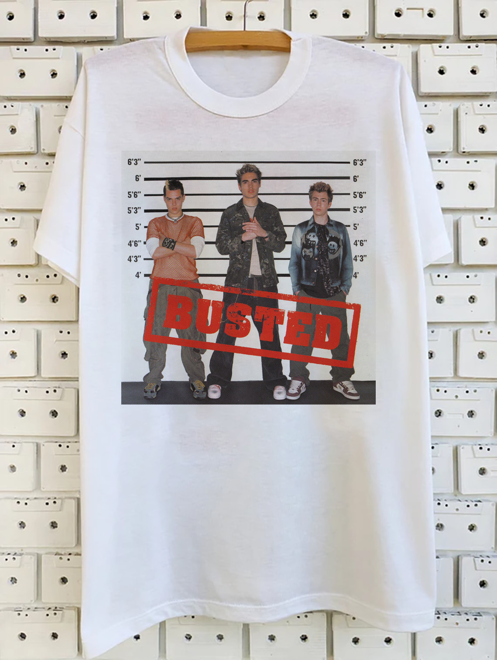 Busted Band Tour Album All Size S to 5XL Unisex T-shirt MD134 Busted Band Tour Album All Size S to 5XL Unisex T-shirt MD134